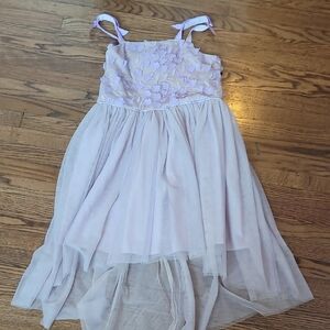 Zunie Lilac Floral Kids Dress